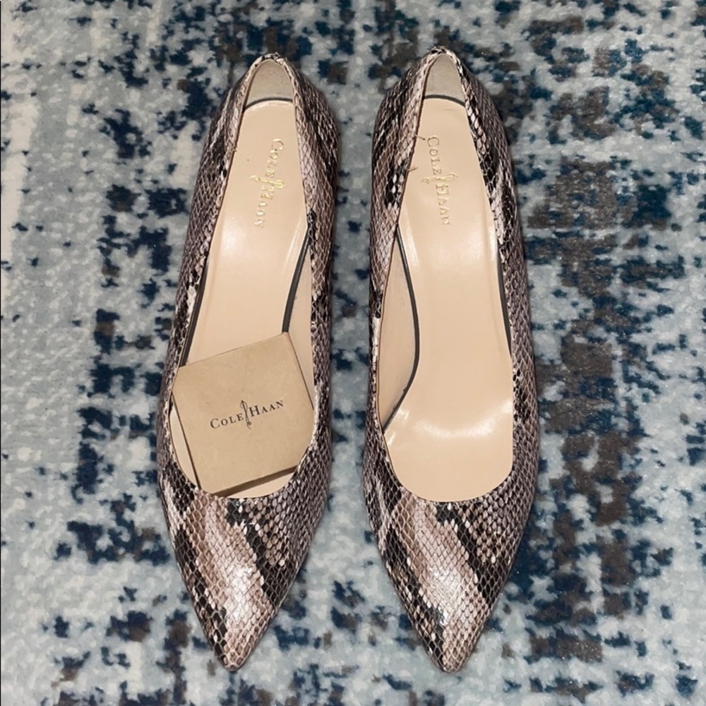 COLE HAAN SNAKESKIN SHOES